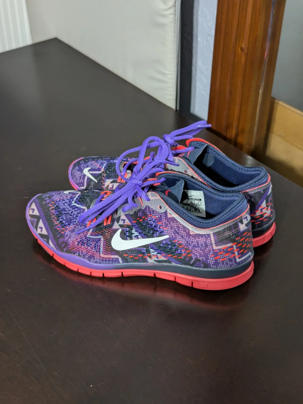 Nike Women’s Purple Patterned Running Shoes